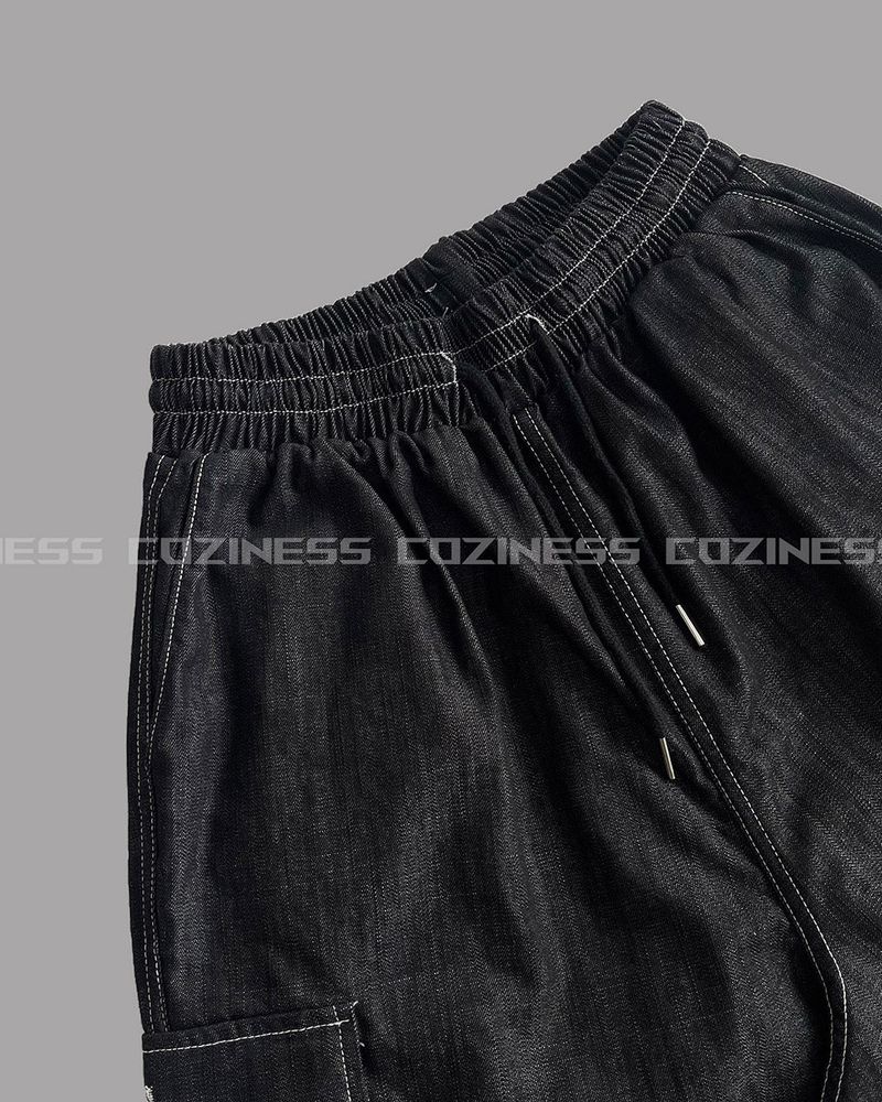 SI denim cargo shorts
