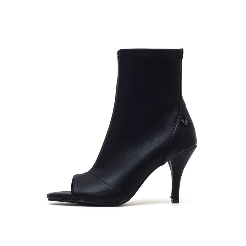 SSIMEEZ（シミズ）の「New Open Toe Slim Ankle Heel(Black)（Shoes）」