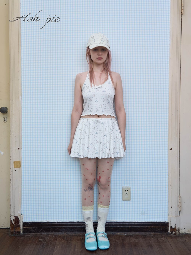 Ash pie（アッシュパイ）の「26SS Printed halter-neck tank top（Tops）」