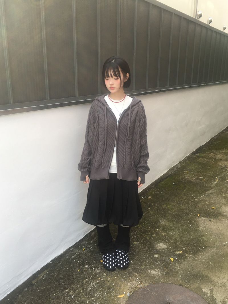 Two Way Cozy Textured Knit Hood