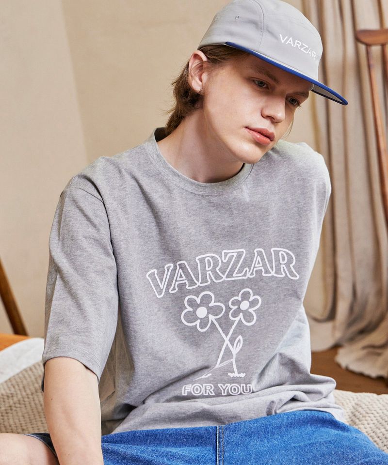 VARZAR(バザール)の「Flower T-Shirts Melange(Tops)」
