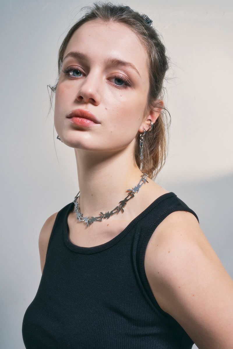 NO.341 [SILVER] GEOMETRY NECKLACE
