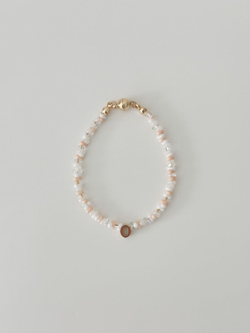 Sand Beads Initials Bracelet