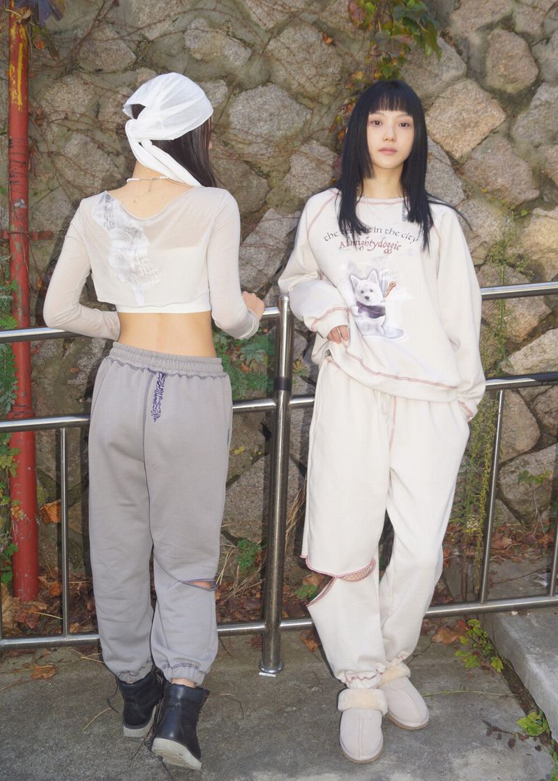 haku oriental sweatshirt [ivory]
