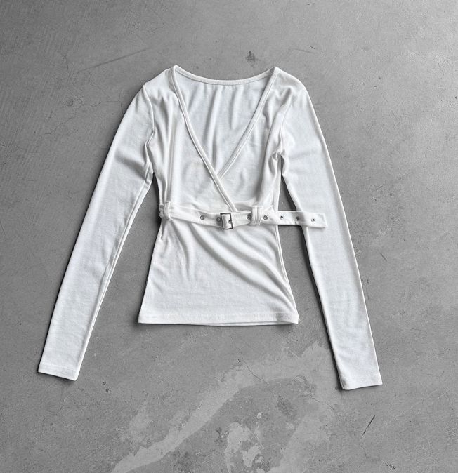 Same Belt Wrap Tee