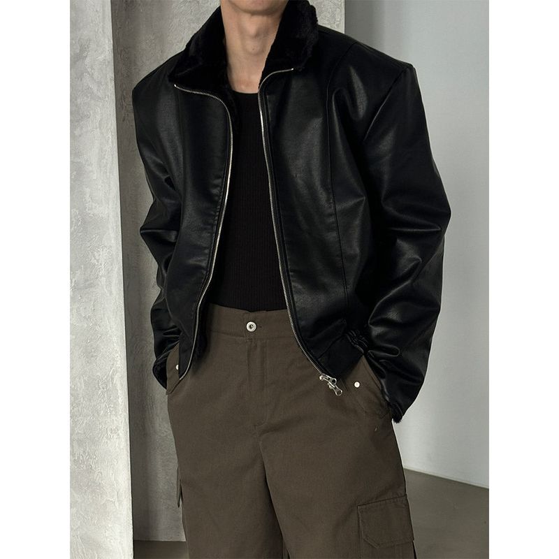 LAURANT（ロラン）の「[F/W] クラックファーレザージャケット(2color)（ジャケット/アウター）」