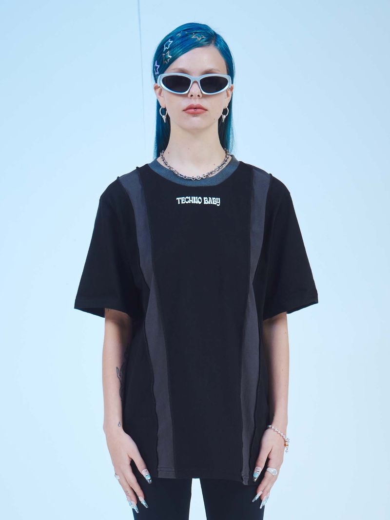 TECHNO BABY OVERLOCK OVERFIT T (Bk)