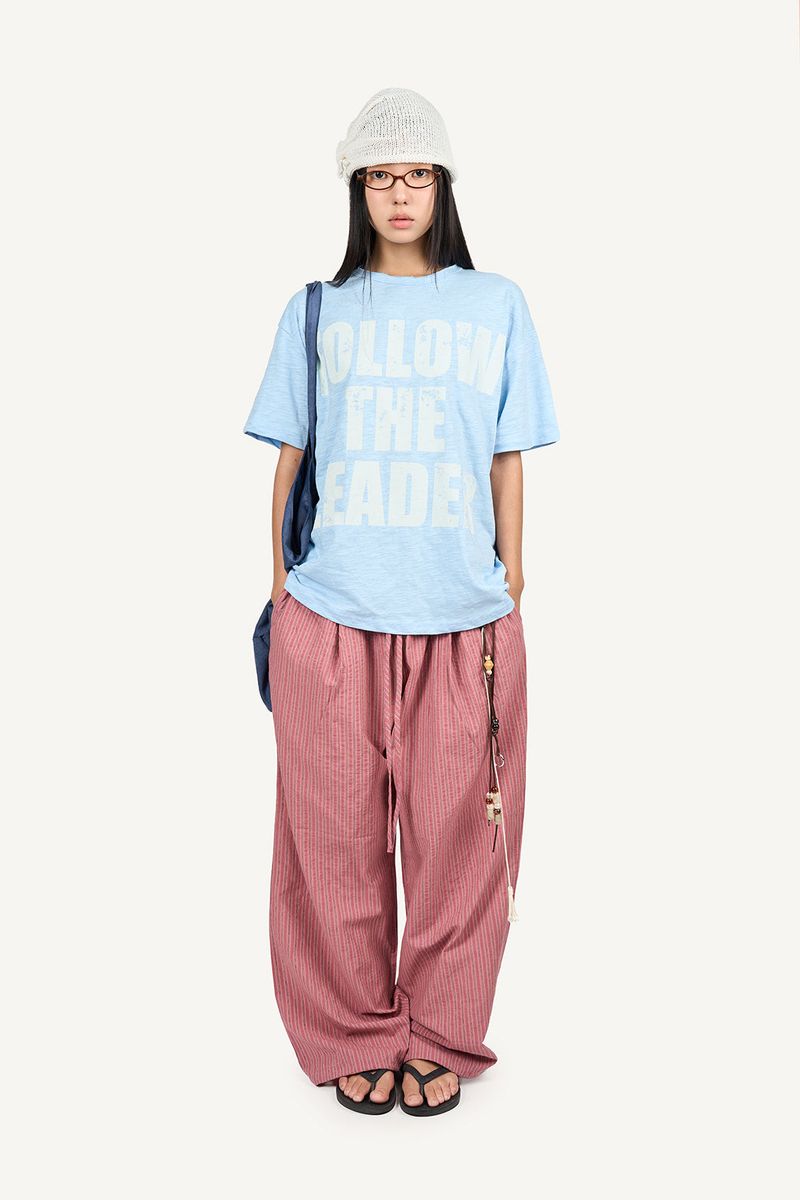 Pinstripe Banding Pants