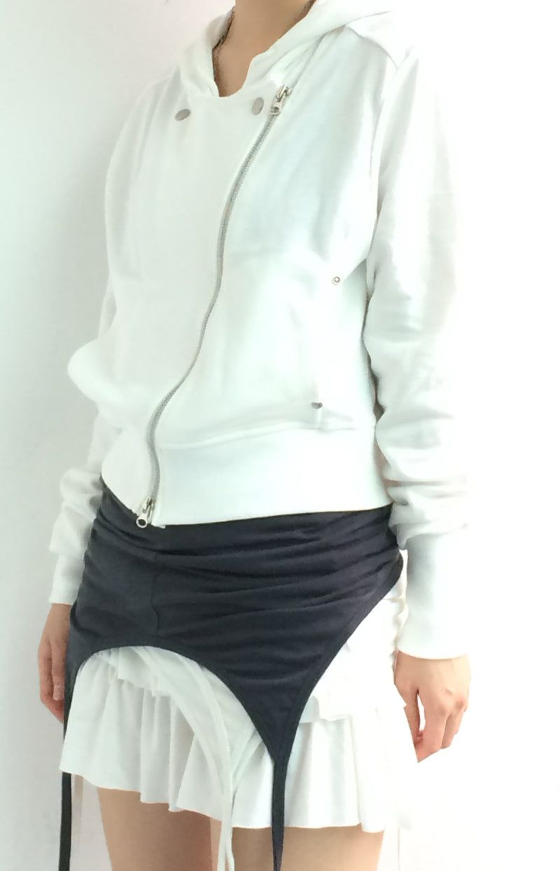 Bitline Curve Hooded Zip-up