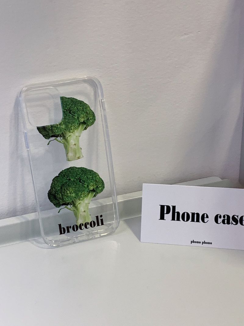 BROCCOLI PHONE CASE (JELLY TYPE)