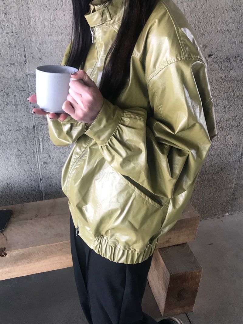 Sewing two-way leather jacket