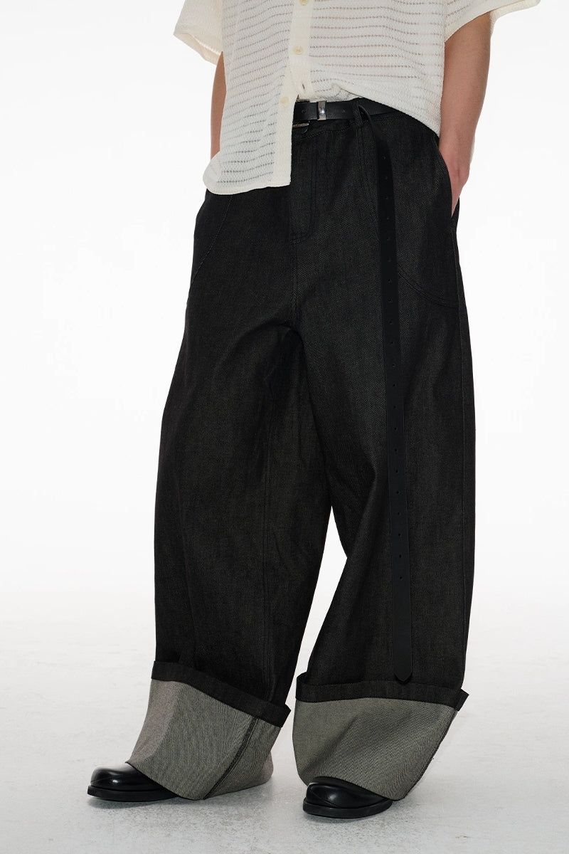 JCAESAR（ジュリウス・シーザー）の「Cuffed Raw Denim Jeans（Pants）」