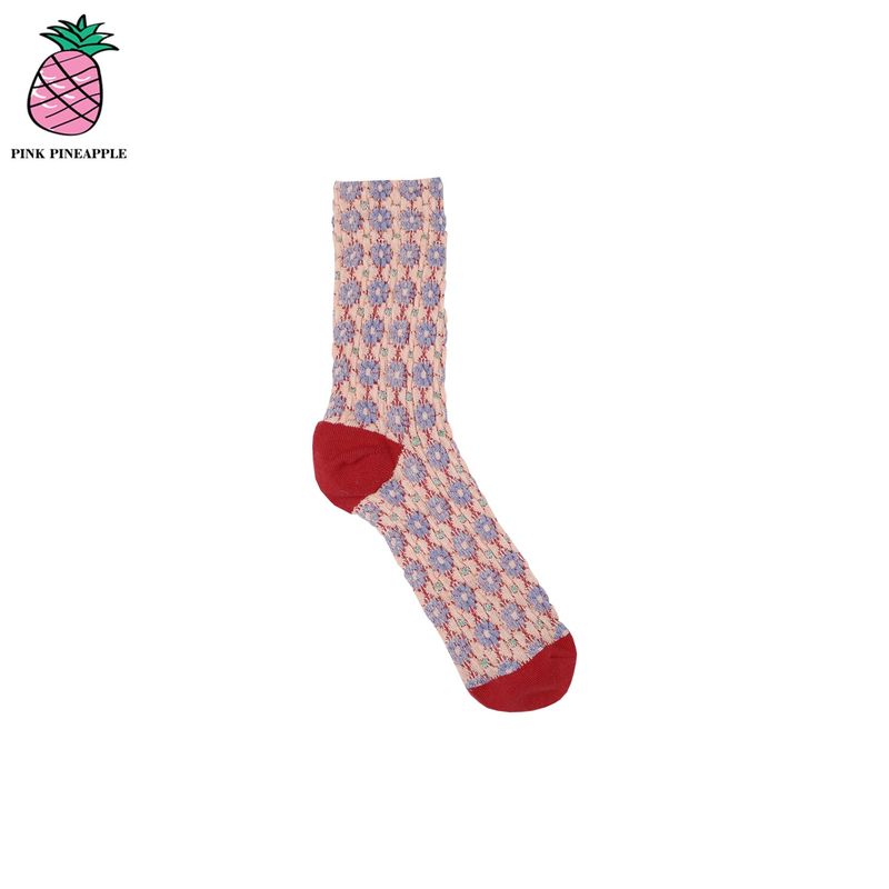 FRENCH EMBROI SOCKS (3PIECES 1SET)