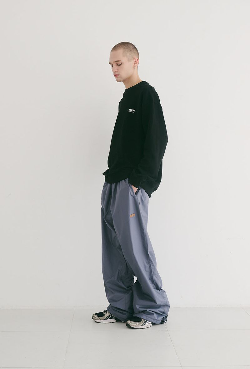 BSR2223FWPO074 MULTI LOGO CREWNECK BLACK