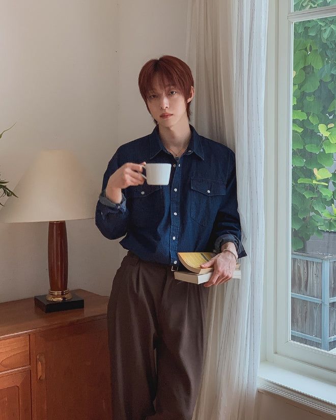 Roku Two-Pocket Denim Shirt