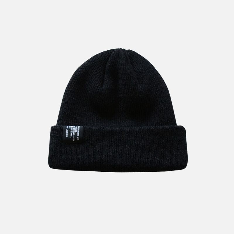 EAR WARMER BEANIE (BLACK)