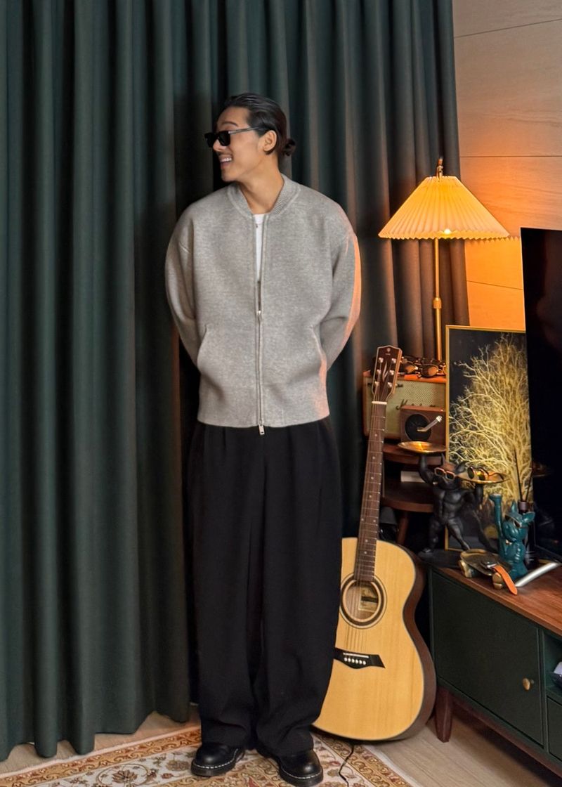 Perion Round Two-Way Cardigan 5COLOR