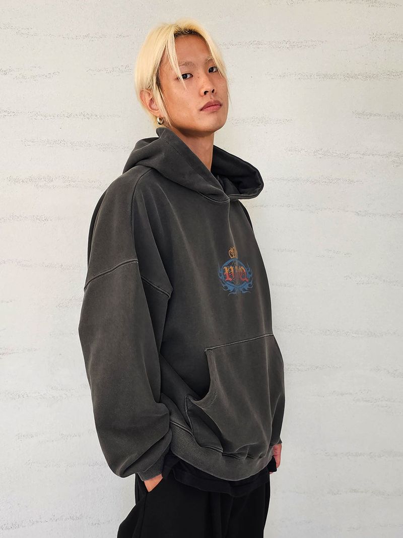 VENTIQUE Pigment Sword King hoodie 2colors
