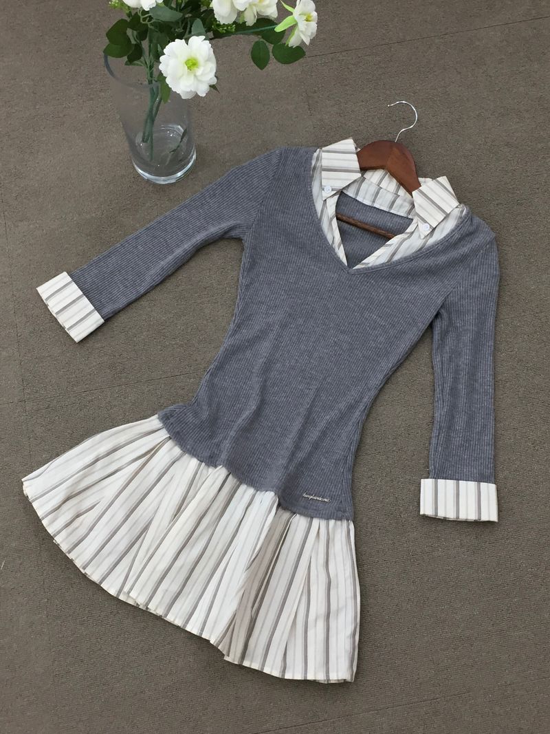 Stripe Warm Dress