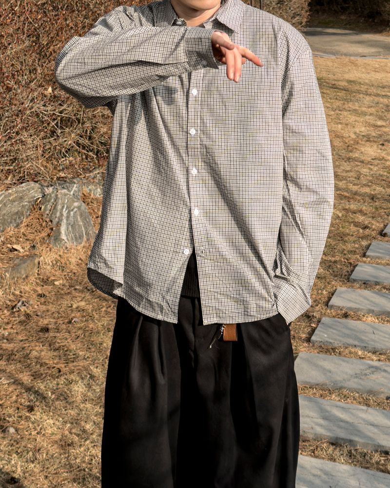 Better Mini-Check Cotton Shirt
