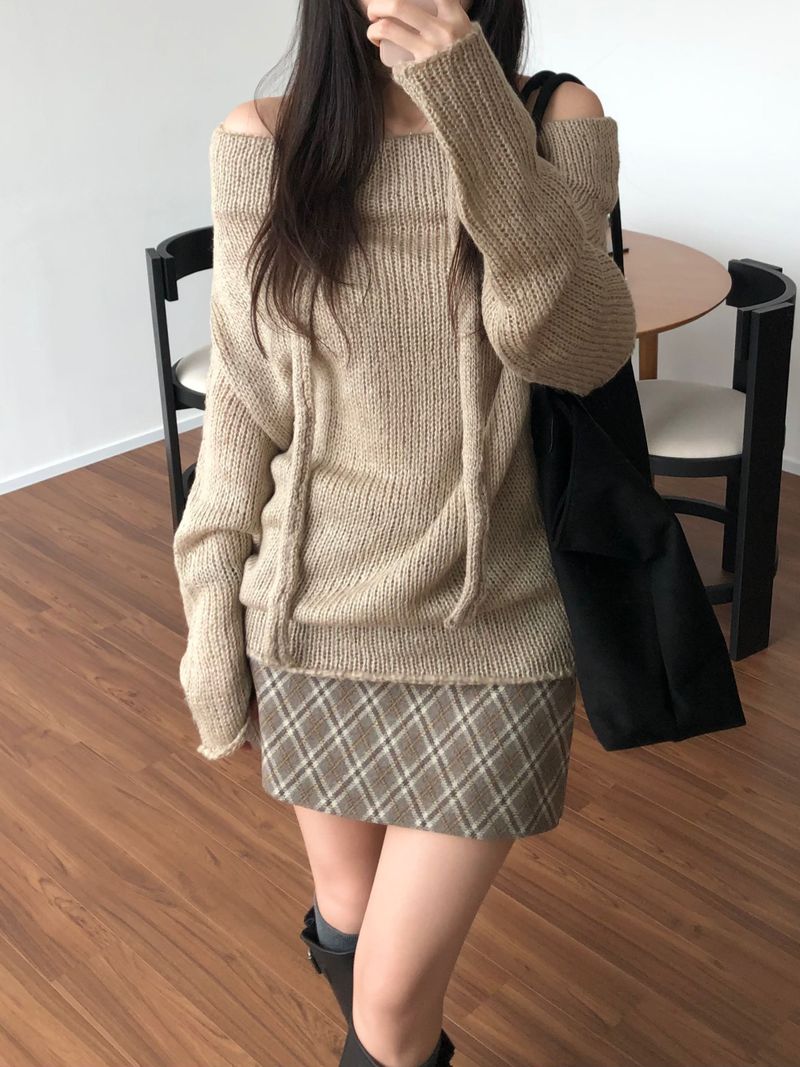 Edin Checkered Mini Skirt (2 colors)