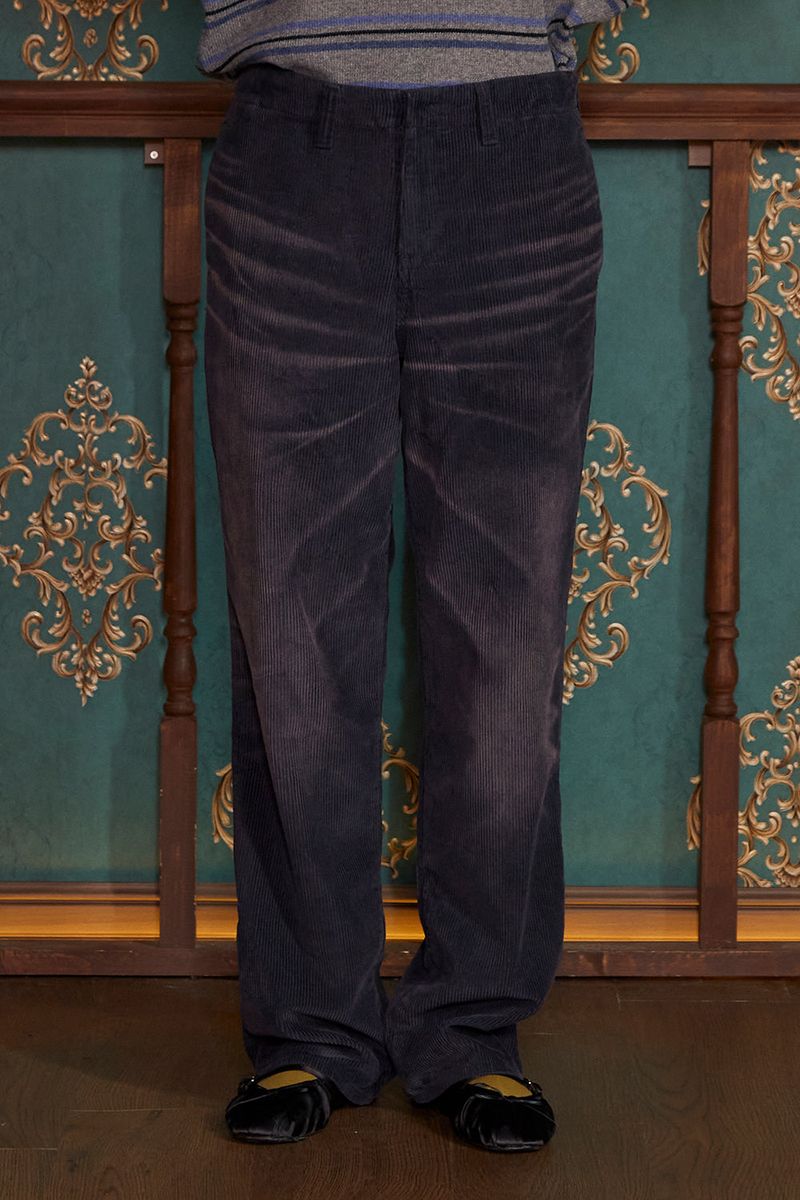 UNALLOYED（アナロイド）の「WASHED CORDUROY PANTS / NAVY（Pants）」