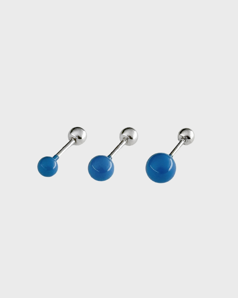 3, 4, 5mm Ball piercing (Blue)