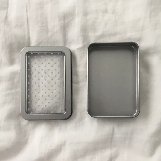 polka dots white Teen Case Iron Multipurpose Storage Box