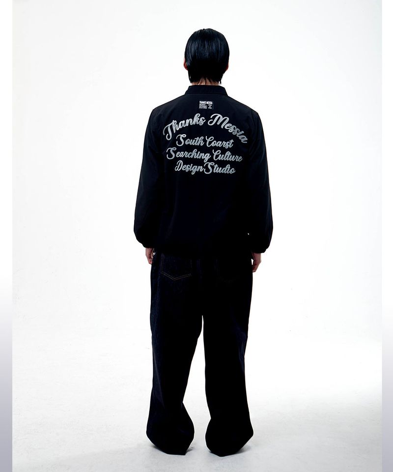 SOUTH COAST COACH JACKET-BLACK