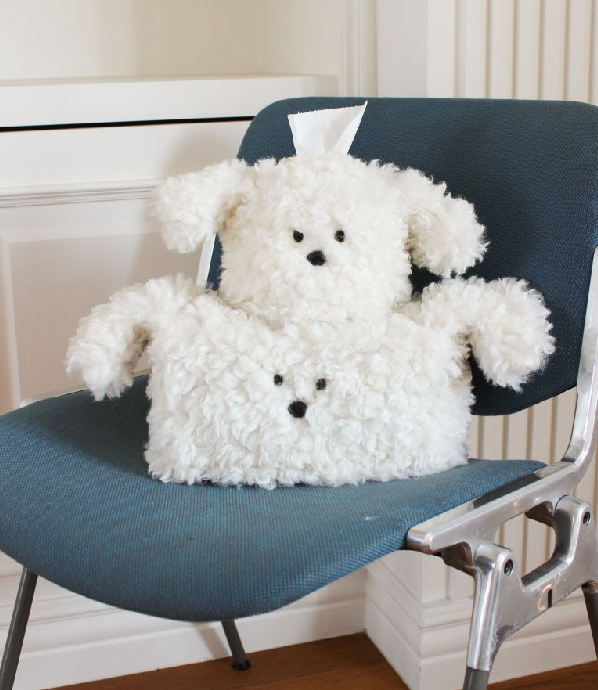 little puppy tissue cover, tissue case(roll tissue)