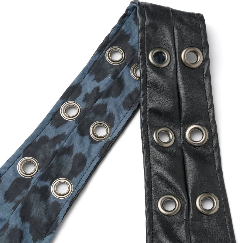 Inner leopard artwork bag [Black]