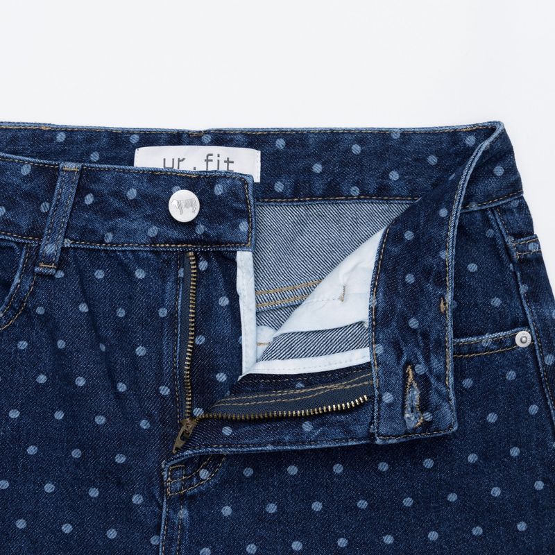 DARK BLUE DOT DENIM PANTS code 21100