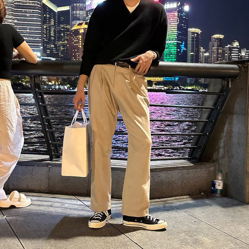 lemenne(ルメンヌ)の「LMN Lind Two Tuck Half-Bendable Pants (5 colors)(Pants)」