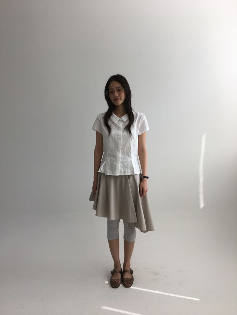 DUGGY(ダギー)の「Orsay pintuck asymmetrical skirt (3color) (Skirts)」