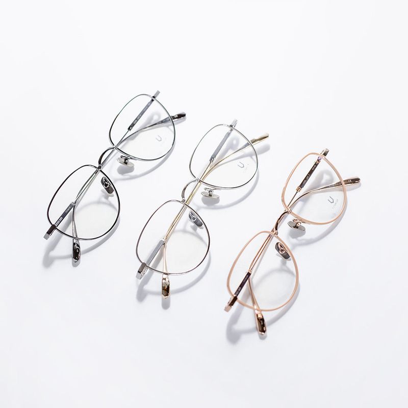 Knouun Round titanium glasses CODE. 102. F Gray