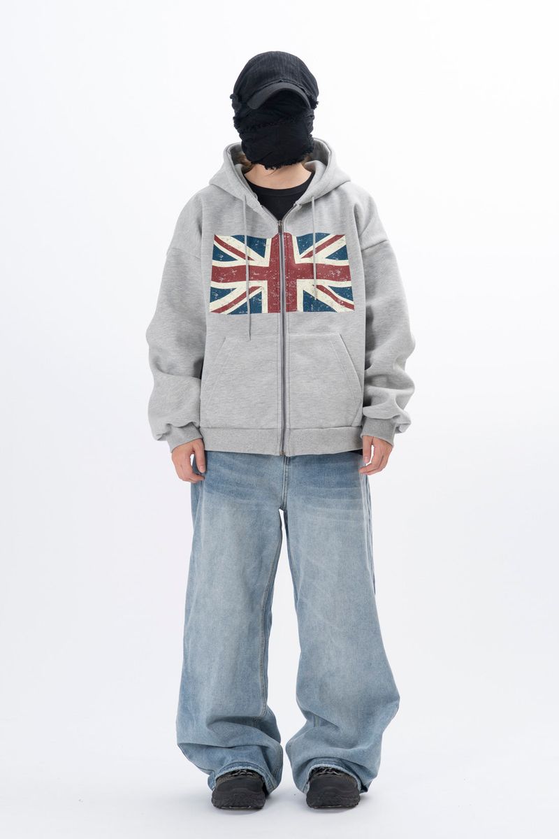 OAN（オアン）の「Vintage UK Fleece Hooded Zip Up（Tops）」