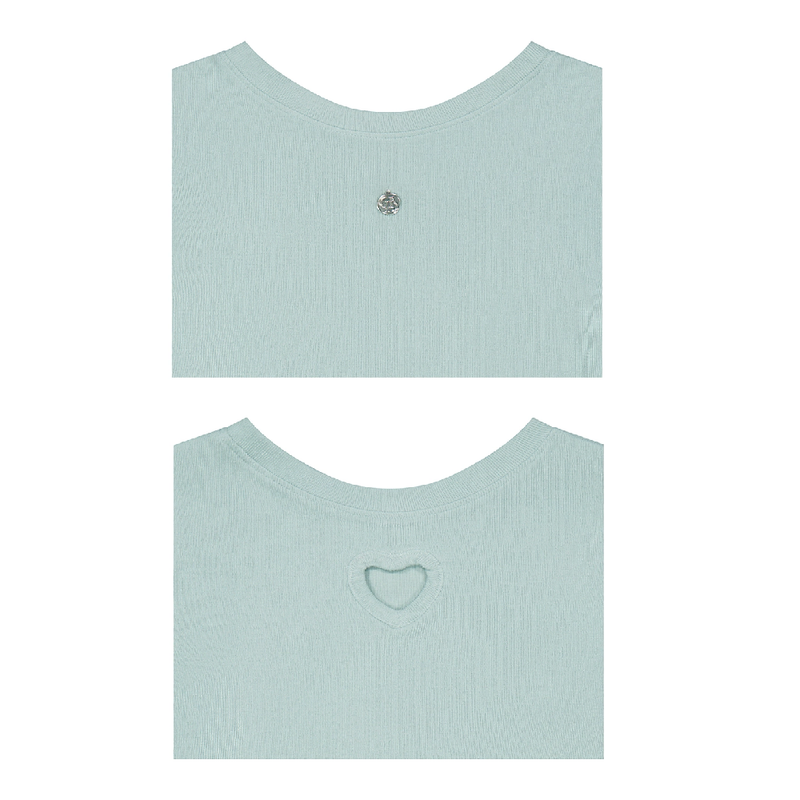 HEART STRING KNIT TOP_MINT