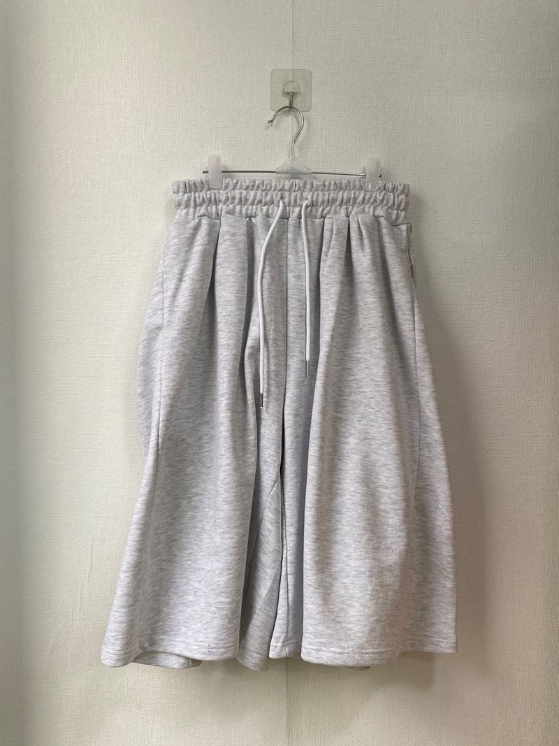 Wide Sweat Bermuda Pants 3C