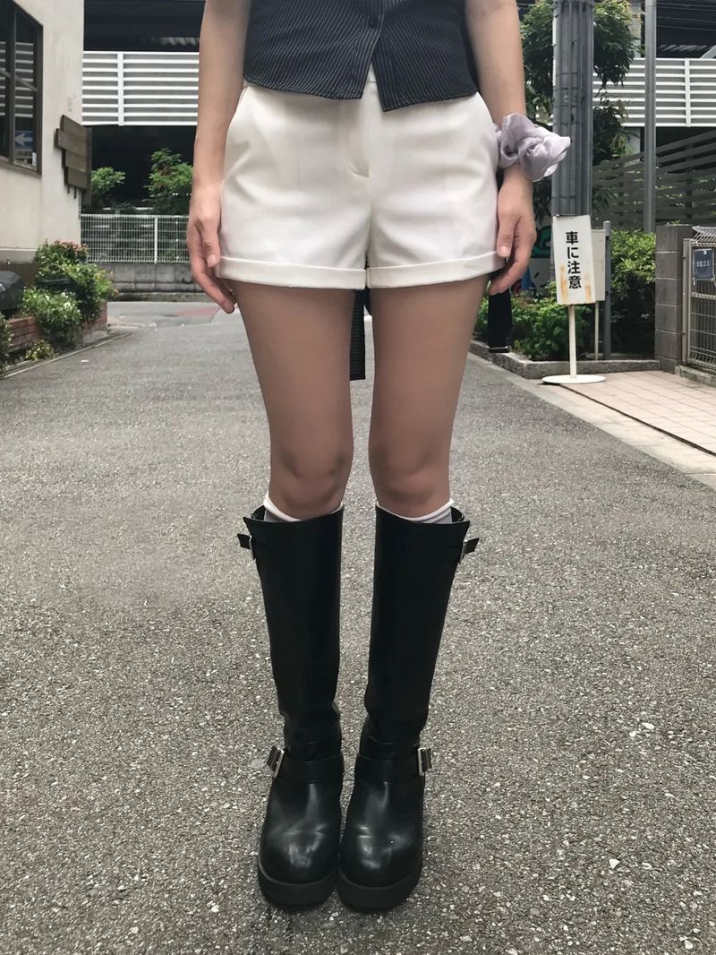 Ditto Roll-Up Half Slacks Shorts