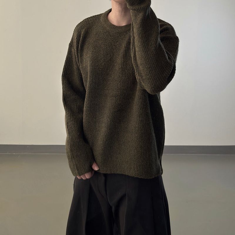 Early Handwarmer Crop Hacci Knit
