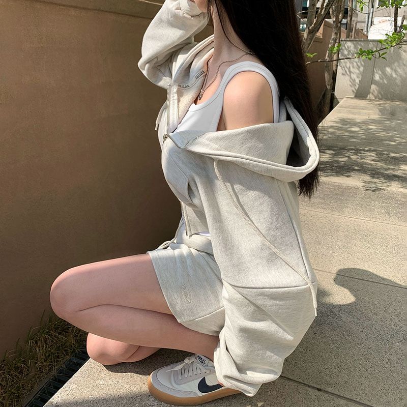 [Bellide made]Sporty two-way two-piece set