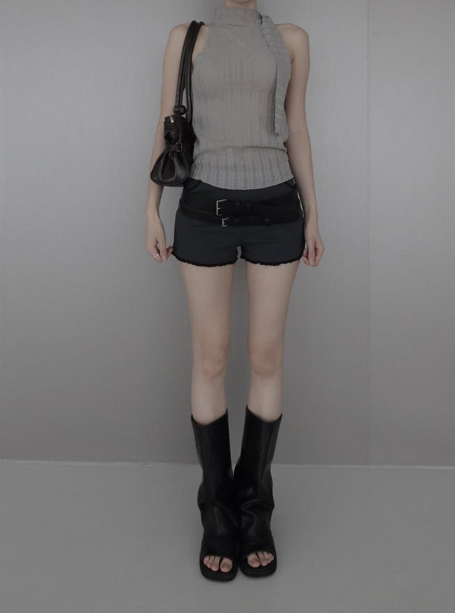 Carel Scarf Halter Sleeveless