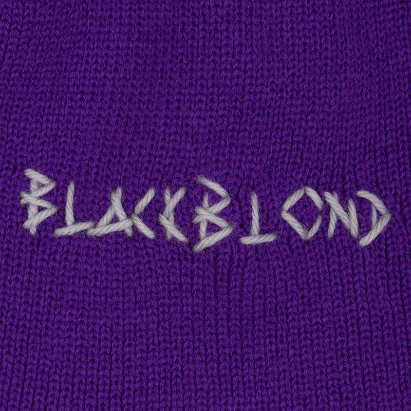 BBD Embroth Logo Piercing Beanie (Purple)