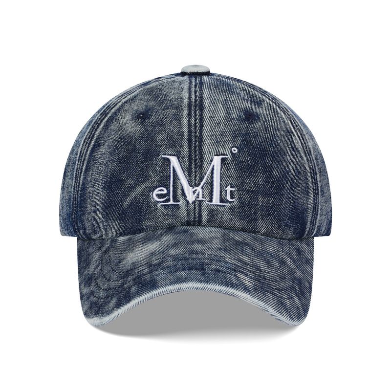 MUCENT SIGNATURE BALL CAP (Stone washing denim)