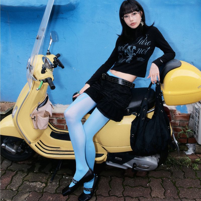 VISUAL COLLECTOR（ビジュアルコレクター）の「Not pure artwork turtleneck [Black]（Tops）」