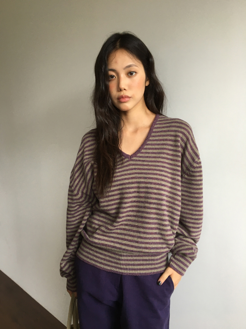 Tri-semi bootcut pants (3color)
