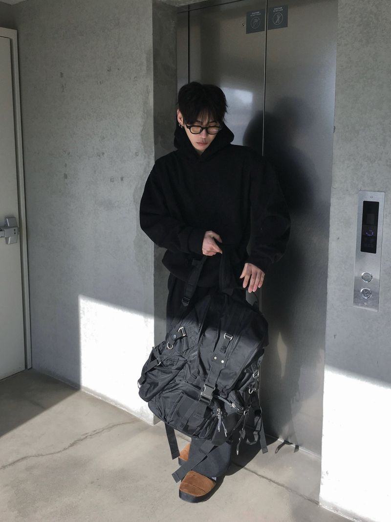 [SET] Momon Golden Pullover Hoodie + Pintuck Wide Pants 4C