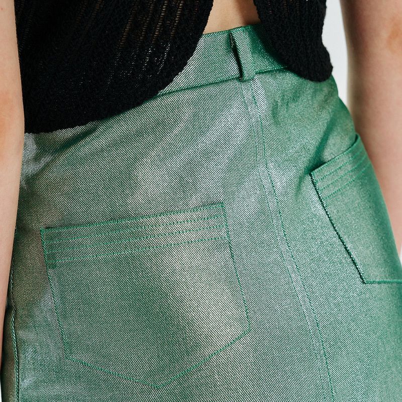 Glitter Coating Skirt [Green]