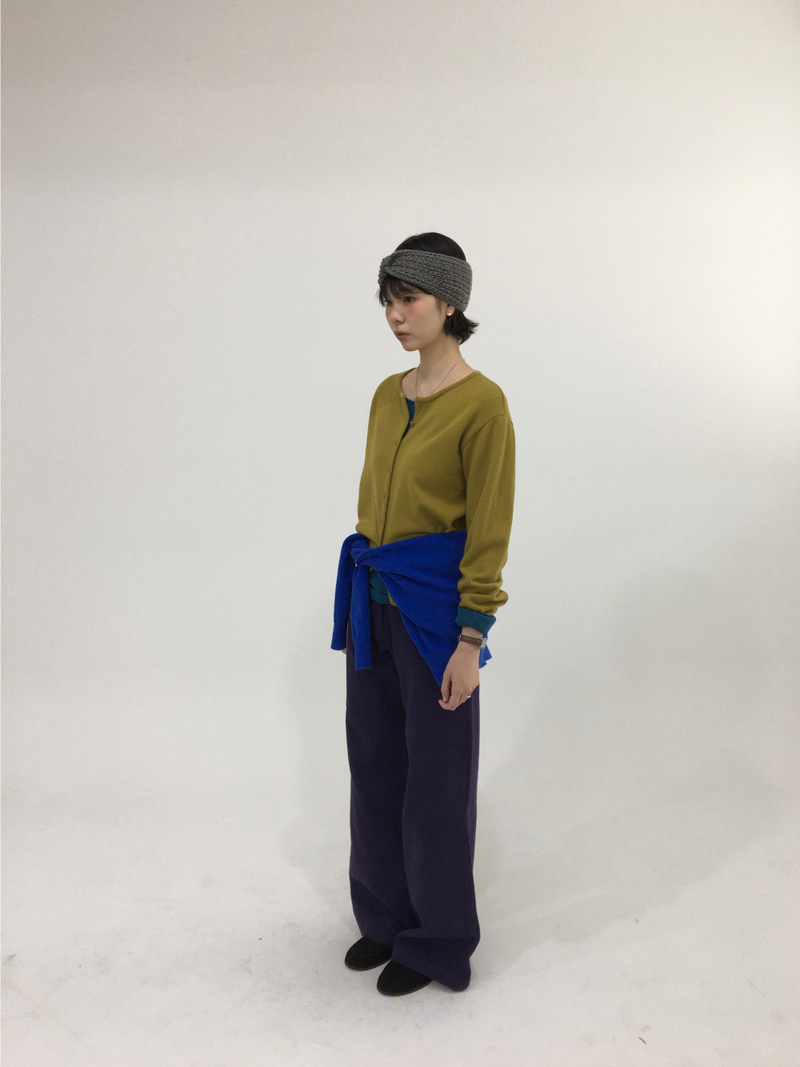 Tri-semi bootcut pants (3color)