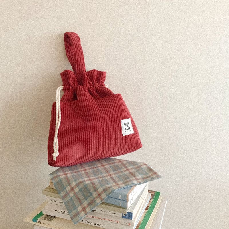 FROM THE DAYS（フロム ザ デイズ）の「【MADE】Corduroy Pouch Bag - Red（Bags）」